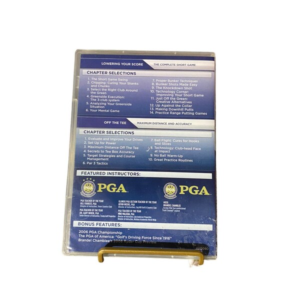 PGA Golf Instruction Video Series DVD: Lowering Your Score & Off The Tee - Picture 3 of 3